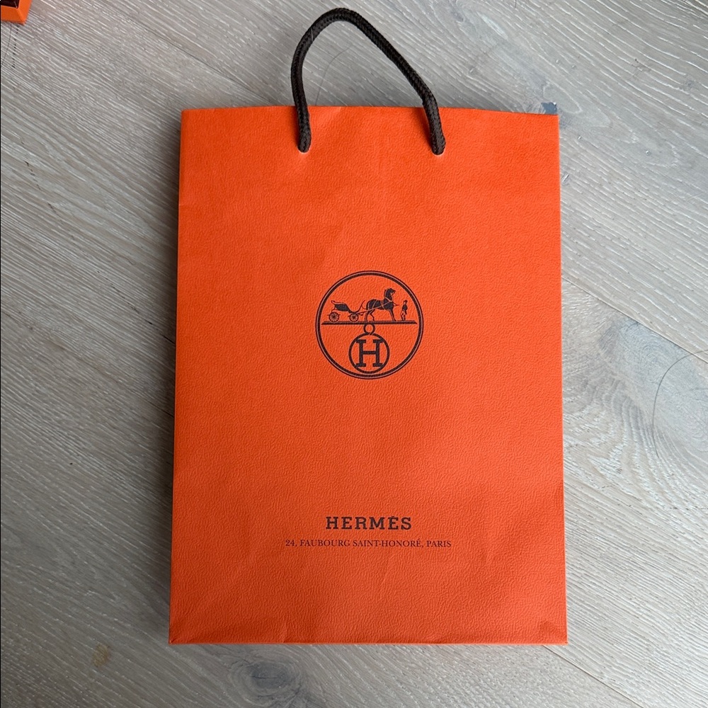 Orange Shopping Bag